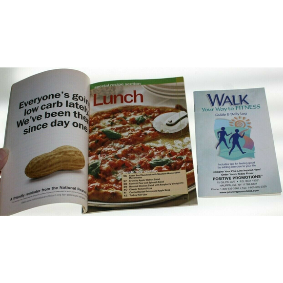 Prevention Guide Low-Carb Recipes + Walk Your Way to Fitness 2003/2004  VGUC - Picture 2 of 3